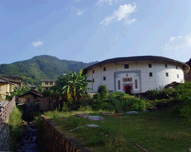 Shanqing Lou,Fujian Tulou,Fujian Earth Building Photos